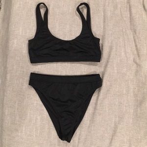 Black High Waist Bikini